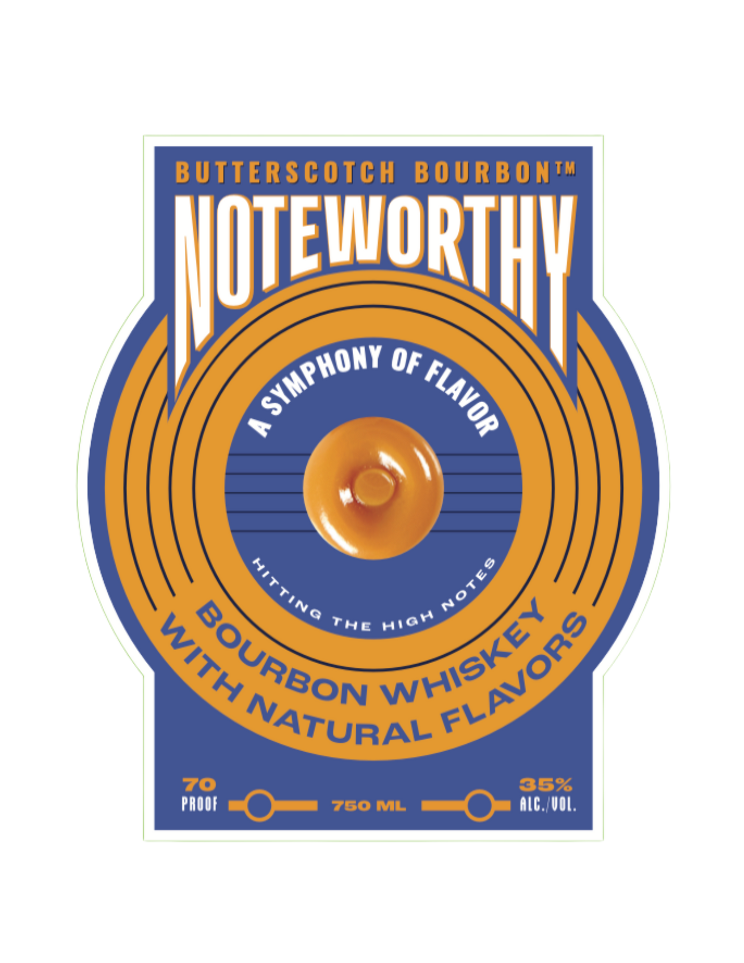 Noteworthy Front label
