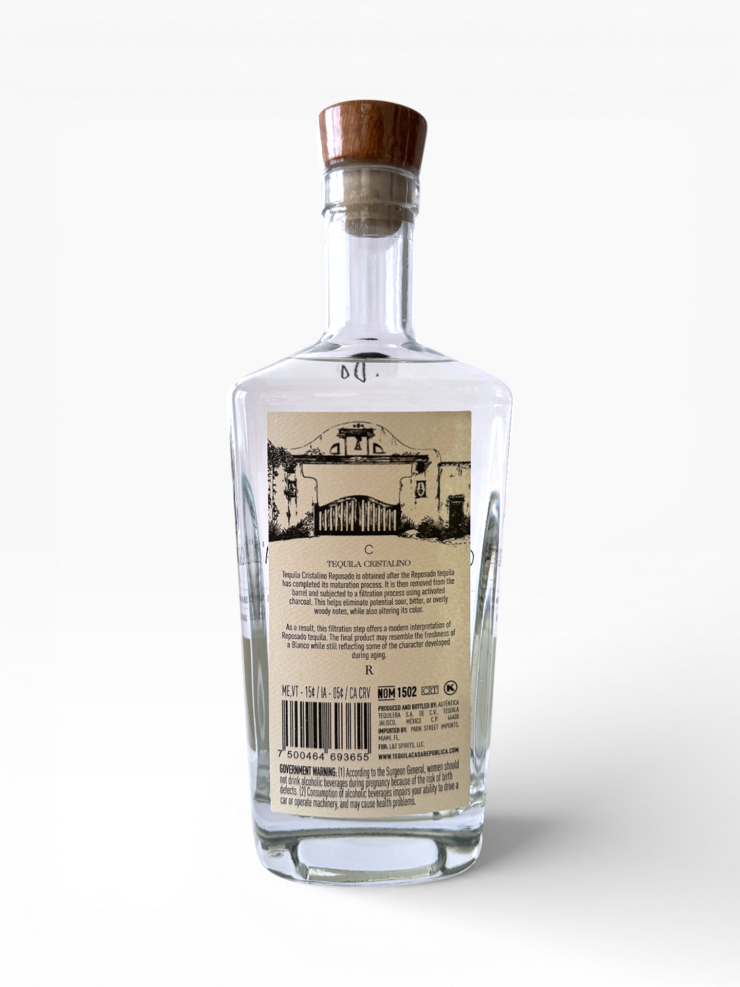 Tequila Cristalino Reposado